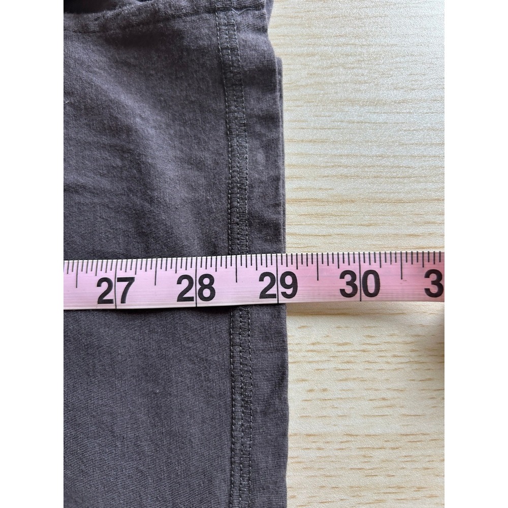 Eileen Fisher Shirt Women L Gray Organic Cotton Long Sleeve lagenlook minimalist - Picture 8 of 9